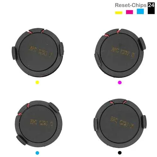 4x Toner Reset Chip Y/M/C/K für Epson Aculaser CX 21