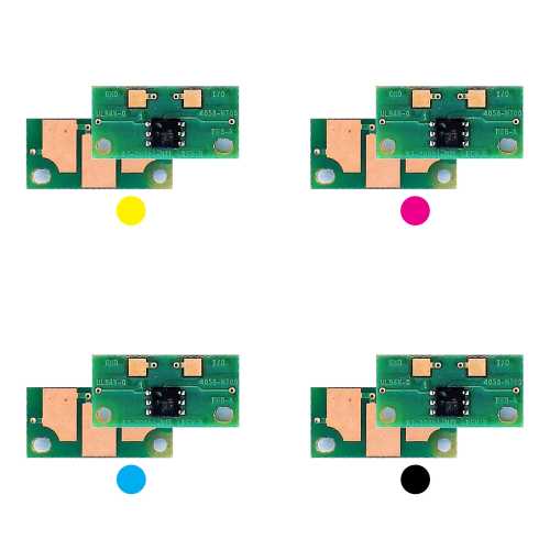 4x Trommel Reset Chip Y/M/C/K für Konica Minolta Bizhub C20 C30 C31
