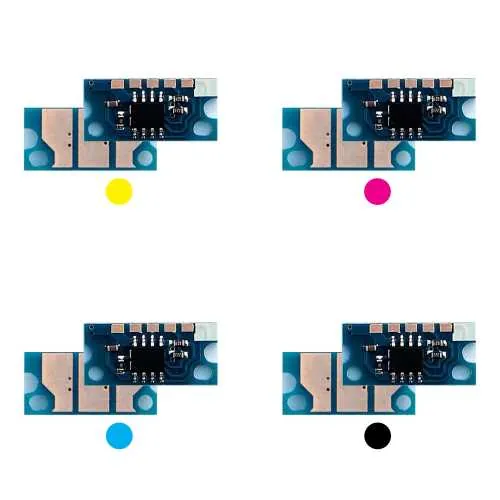 4x Trommel Reset Chip Y/M/C/K für Konica Minolta Bizhub C25 C35