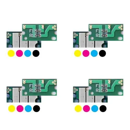 4x Toner Reset Chip Y/M/C/K für DEVELOP ineo+ 3350 3850