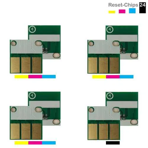 4x Trommel Reset Chip Y/M/C/K für DEVELOP ineo+ 220 280 360