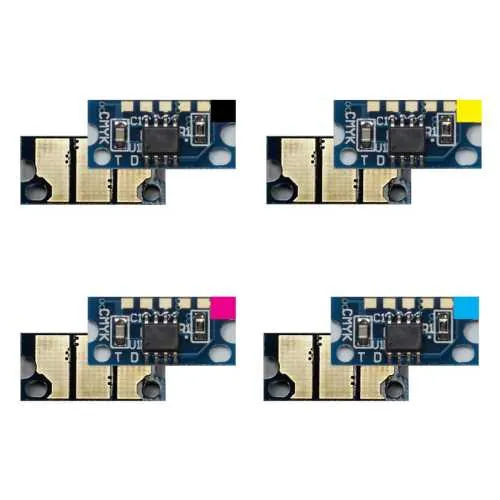 4x Toner Reset Chip Y/M/C/K für Konica Minolta Magicolor 4650 4690 4695