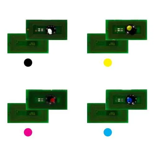 4x Toner Reset Chip Y/M/C/K für Lanier PRO C651 C751 NRG PRO C651 C751