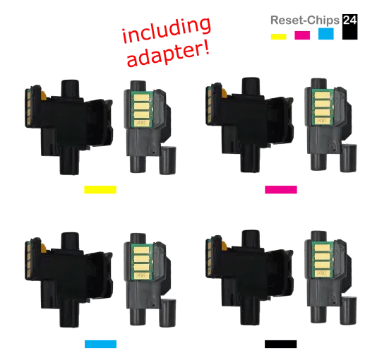 4x Toner Reset Chip Y/M/C/K für Brother DCP-L 3510 3517 3550 HL-L 3210 3230 3270 3280 MFC-L 3710 3730 3750 3770 TN243
