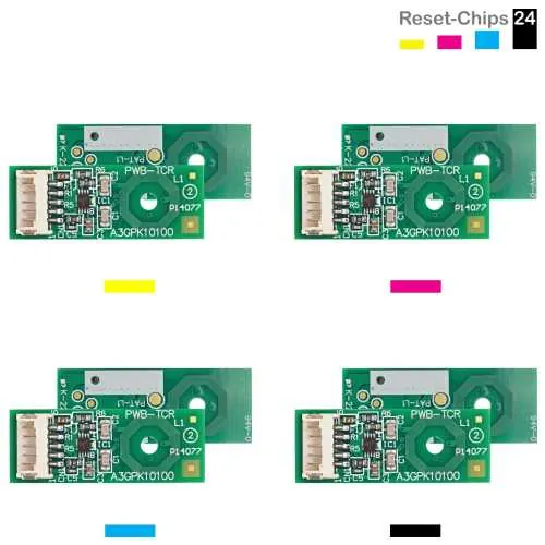 4x Trommel Reset Chip Y/M/C/K für Konica Minolta Bizhub C4000i (IUP36)