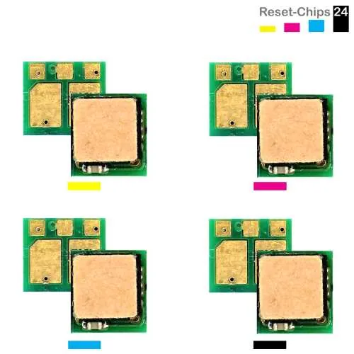4x Toner Reset Chip Y/M/C/K für HP Color LaserJet Enterprise MFP M 682 (655A)
