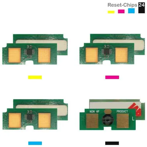 4x Toner Reset Chip Y/M/C/K für HP Color LaserJet 3700 (311A / 308A)