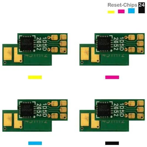 4x Toner Reset Chip Y/M/C/K für Canon i-SENSYS MF 634 MF 635 MF 636 045H