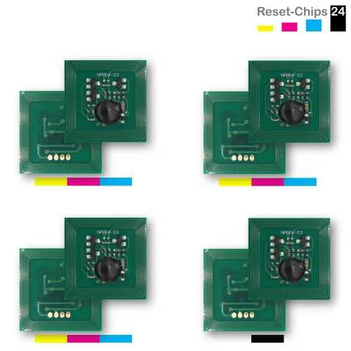 4x Trommel Reset Chip Y/M/C/K für Xerox DocuColor 5000 013R00613/616/617/620