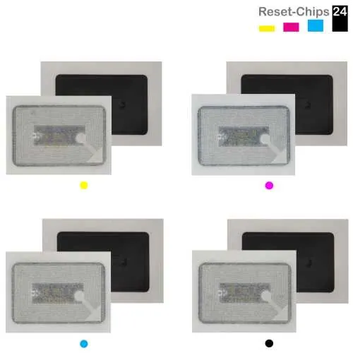 4x Toner Reset Chip Y/M/C/K für Kyocera FS-C 8500