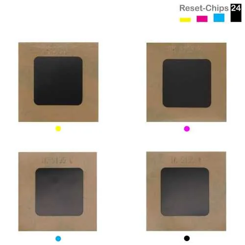 4x Toner Reset Chip Y/M/C/K für Kyocera TASKalfa 265ci 266ci