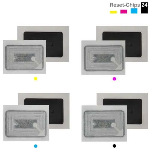 4x Toner Reset Chip Y/M/C/K für Copystar CS 2551ci Kyocera TASKalfa 2551ci