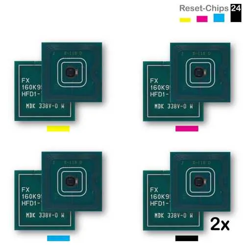 5x Toner Reset Chip YMC +2K für Xerox ColorPress 550 560 006R01521 ..24 metered