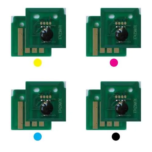 4x Toner Reset Chip Y/M/C/K für Xerox WorkCentre 7425 006R01391 ..94 metered