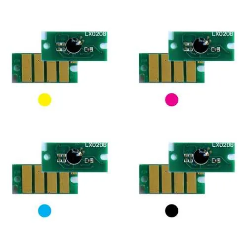 4x Toner Reset Chip Y/M/C/K für Xerox WorkCentre 6025 106R02760 ..63 Ost Europa
