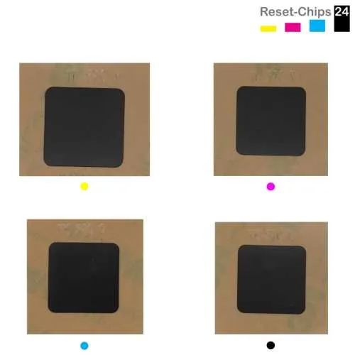 4x Toner Reset Chip Y/M/C/K für Kyocera FS C2526 C2626 C5250 TK-590 XL