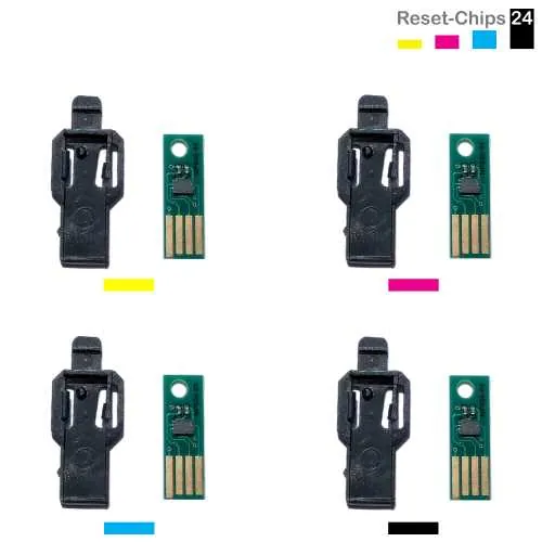 4x Trommel Chip Y/M/C/K passt für Dell C2660 C2665 C3760 C3765 S3840 S3845 593BBEJ /Y/M/C/K