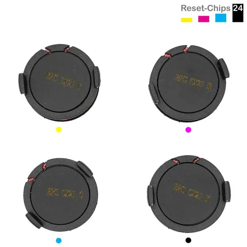 4x Toner Reset Chip Y/M/C/K für Epson Aculaser CX 21