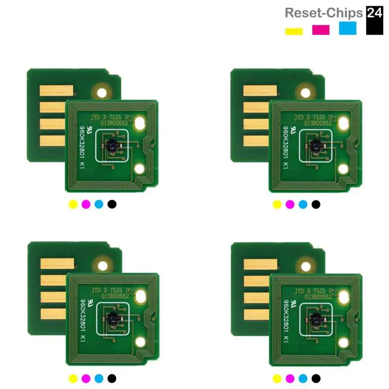 4x Trommel Reset Chip Y/M/C/K für Xerox WorkCentre 7830 7830i 7835 7835i 7845