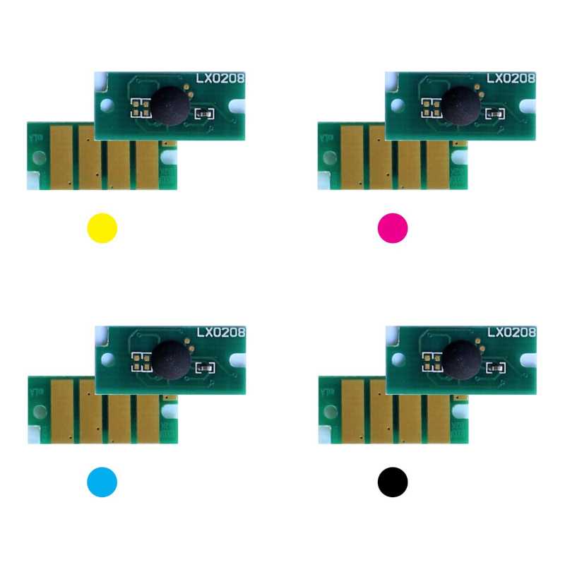 4x Toner Reset Chip Y/M/C/K für Xerox Phaser 6000 6010 WorkCentre 6015
