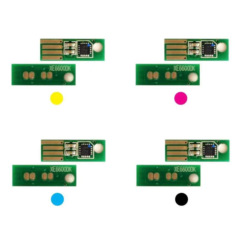 4x Trommel Reset Chip Y/M/C/K für Xerox WorkCentre 6605
