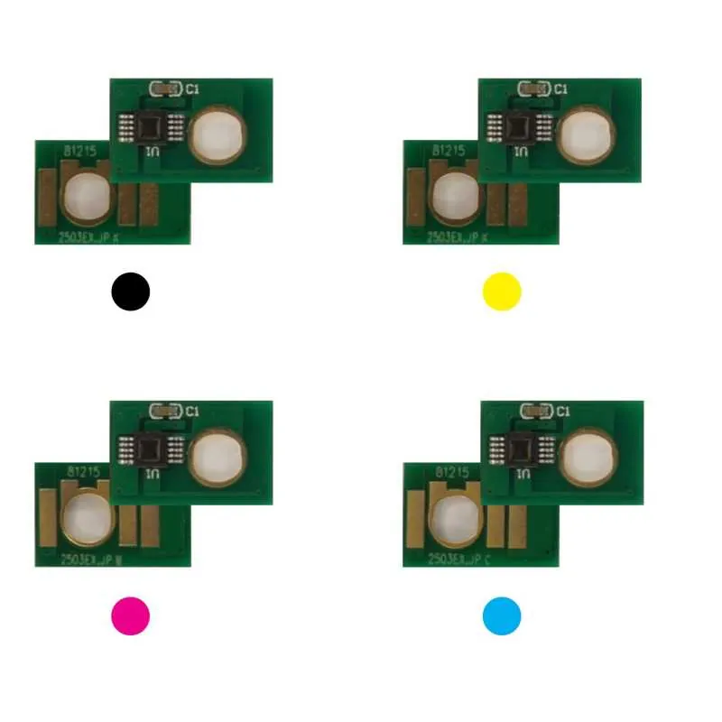 4x Toner Reset Chip Y/M/C/K für RICOH Aficio MP C2003 C2011 841925 + 841929 ..31