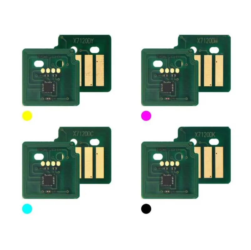 4x Trommel Reset Chip Y/M/C/K für Xerox WorkCentre 7225i 013R00657 ..60