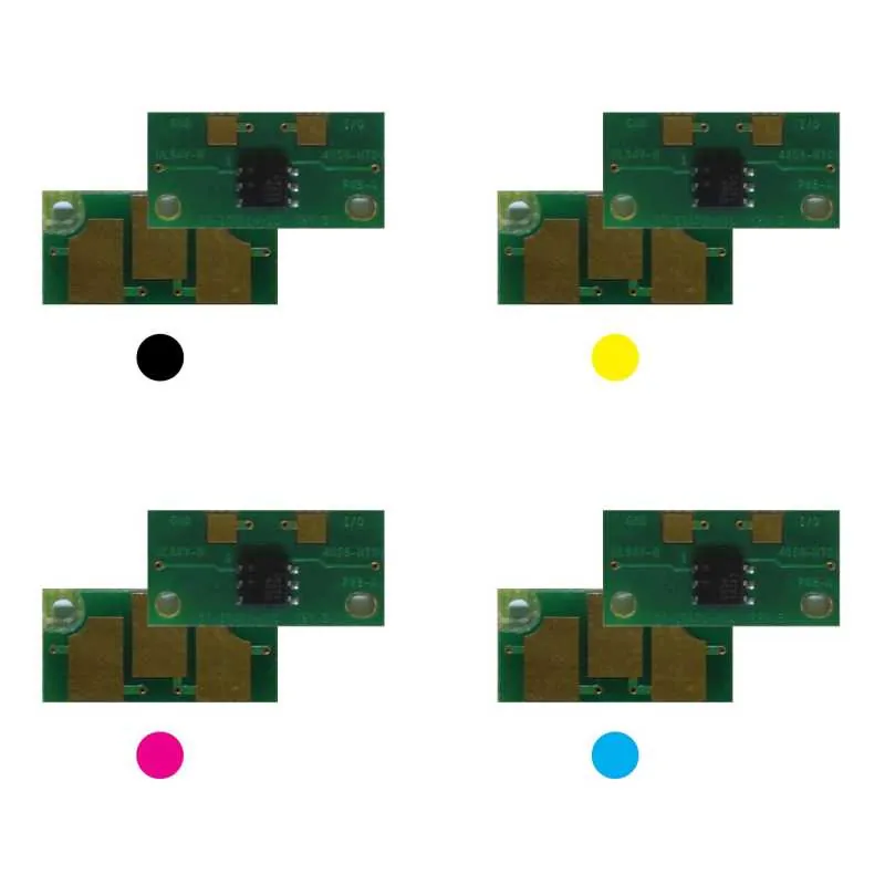4x Toner Reset Chip Y/M/C/K für Konica Minolta Bizhub C451