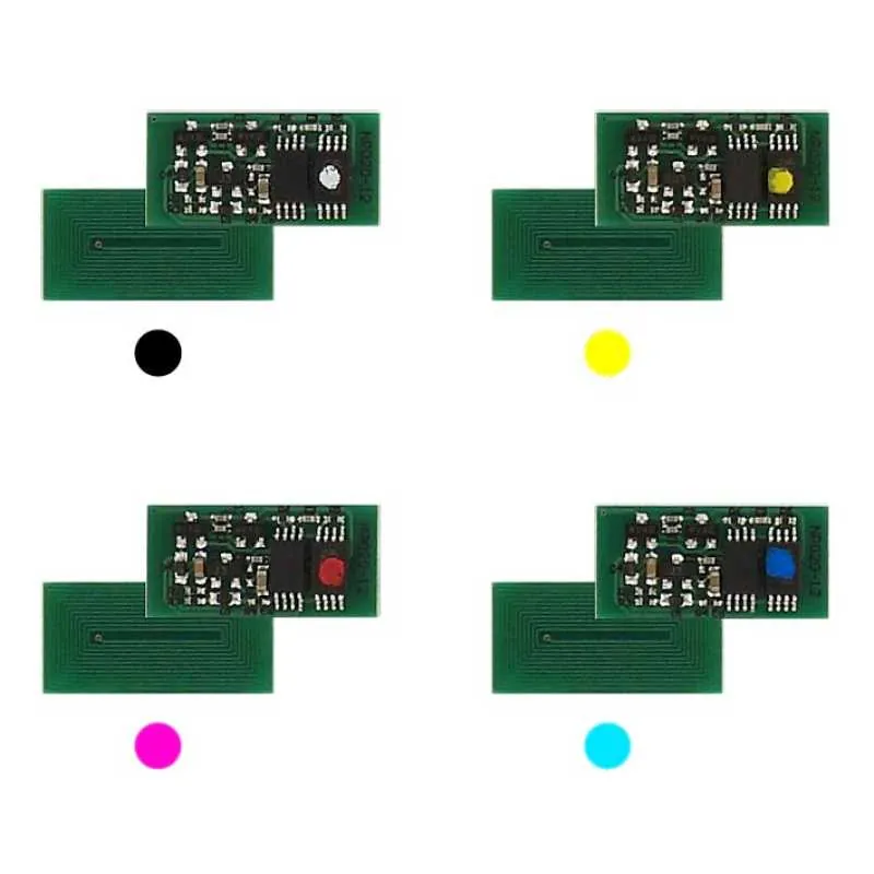 4x Toner Reset Chip Y/M/C/K für NRG MP C4500 RICOH Aficio MP C3500 C4500