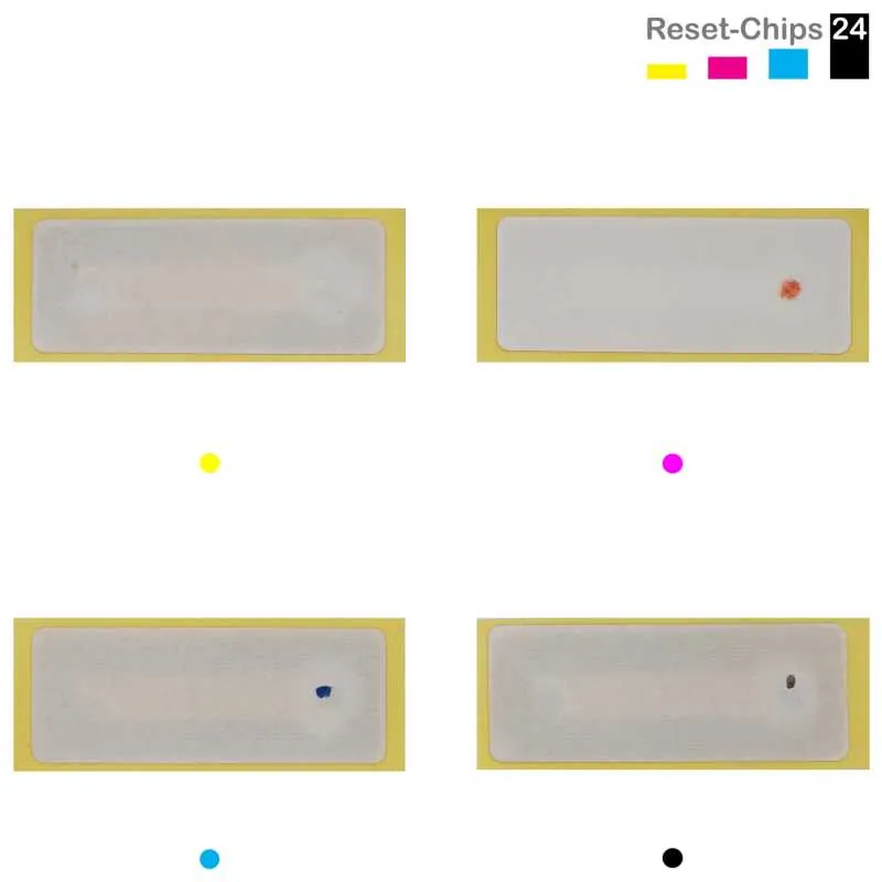 4x Toner Reset Chip Y/M/C/K für Epson Aculaser C2600
