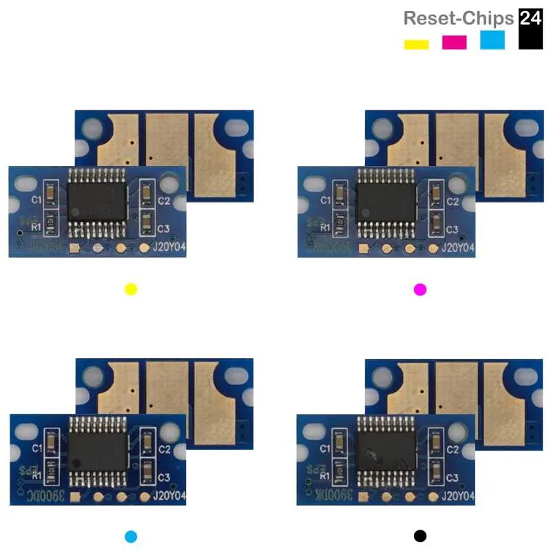 4x Trommel Reset Chip Y/M/C/K für Epson WorkForce AL-C 300
