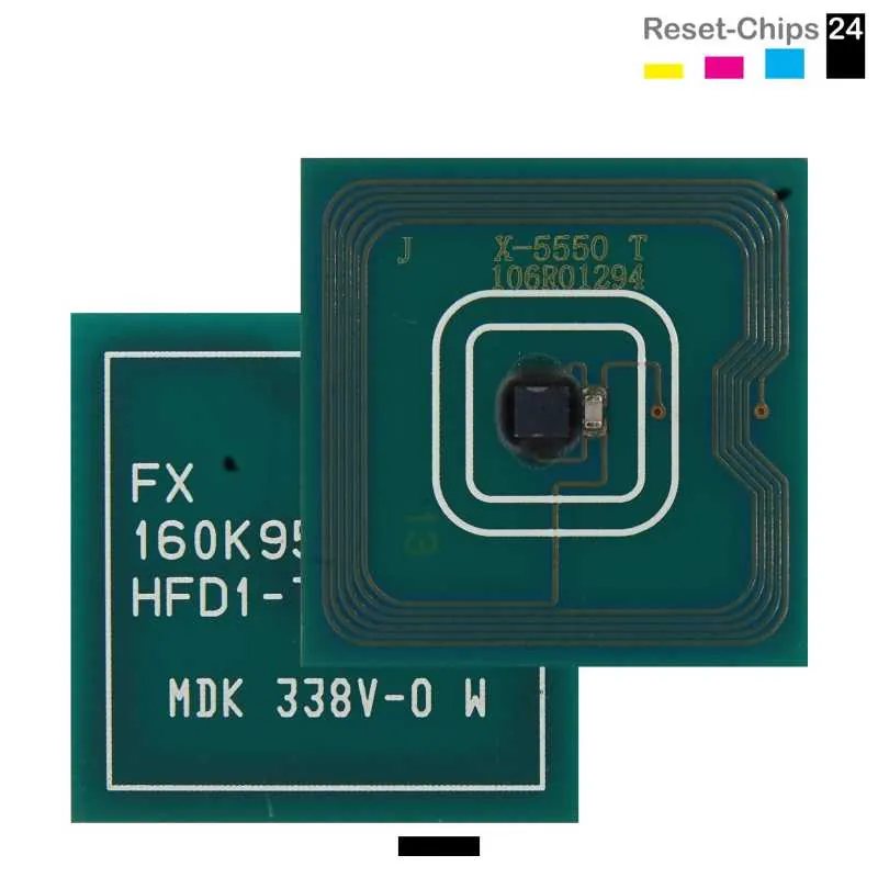 Toner Reset Chip K für Xerox Phaser 5550 113R00684 metered