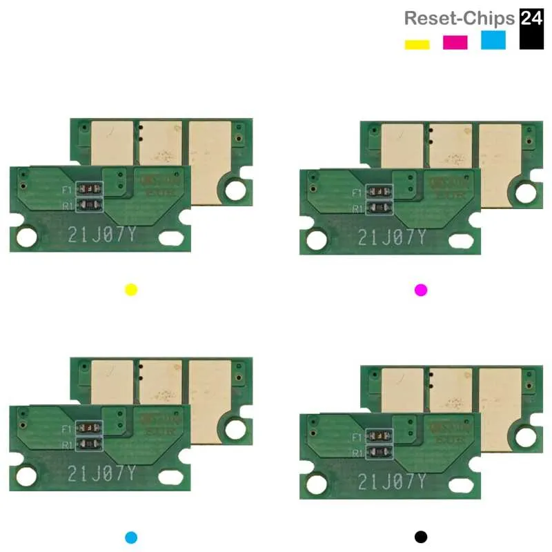 4x Toner Reset Chip Y/M/C/K für Konica Minolta Bizhub C3320i