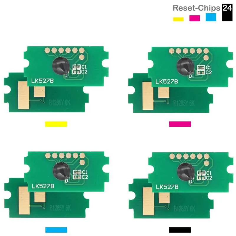 4x Toner Reset Chip Y/M/C/K für Olivetti D-Color MF 3023 3024 (B1282 .. 85)