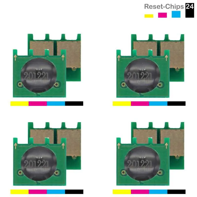 4x Trommel Reset Chip Y/M/C/K für HP Color LaserJet Pro CP 1023 CP 1025 (126A)