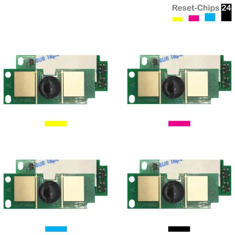 4x Toner Reset Chip Y/M/C/K für HP Color LaserJet 3500 3550 (309A / 308A)