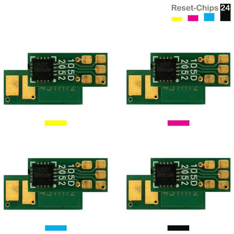 4x Toner Reset Chip Y/M/C/K für Canon i-SENSYS MF 634 MF 635 MF 636 045H