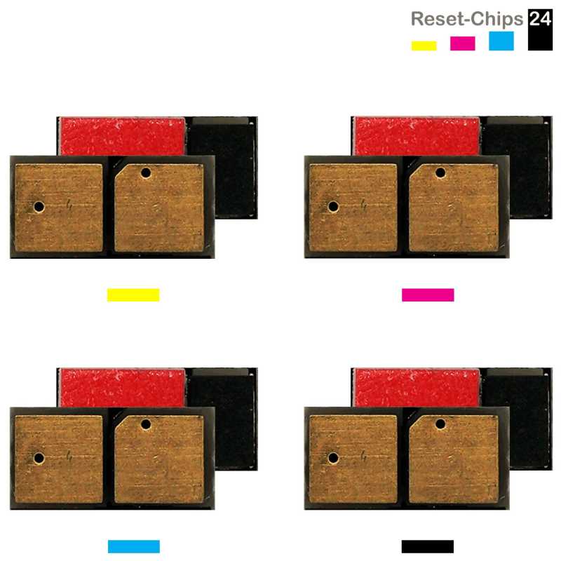 4x Toner Reset Chip Y/M/C/K für Canon imageRUNNER Advance DX C3835i EXV49
