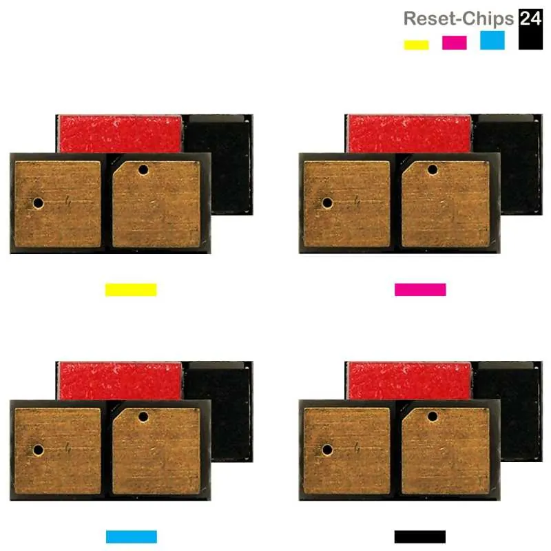 4x Toner Reset Chip Y/M/C/K für Canon imageRUNNER Advance DX C5735i EXV51L