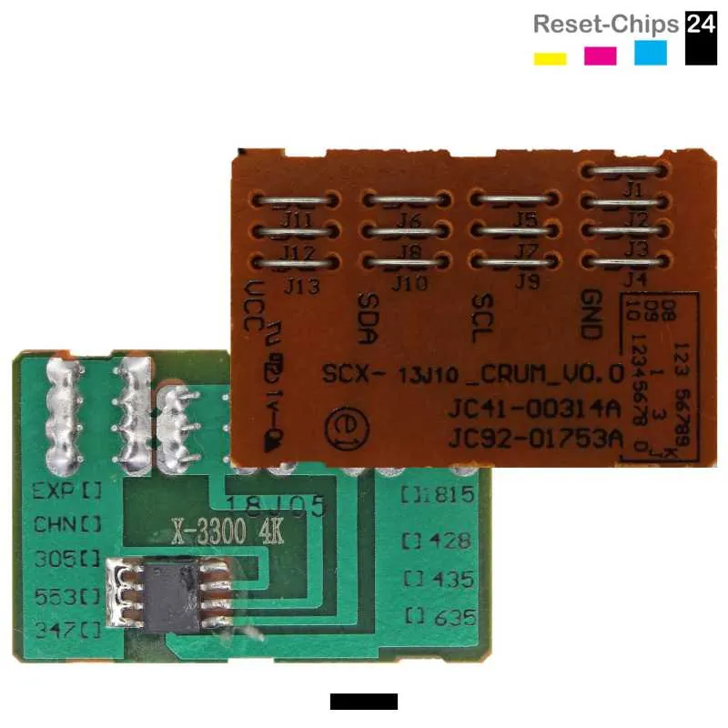 Toner Reset Chip K für Xerox Phaser 3300 106R01411