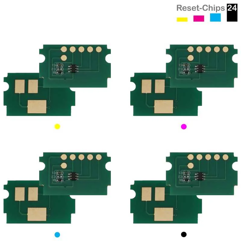 4x Toner Reset Chip Y/M/C/K für Kyocera ECOSYS M 5021 5521 ECOSYS P 5021 TK-5230