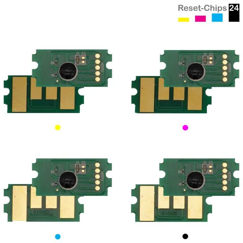 4x Toner Reset Chip Y/M/C/K für Kyocera ECOSYS M 6030 6530 ECOSYS P 6130
