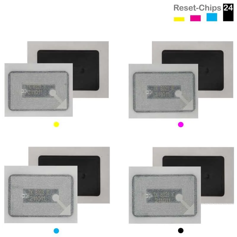 4x Toner Reset Chip Y/M/C/K für Copystar CS 2551ci Kyocera TASKalfa 2551ci