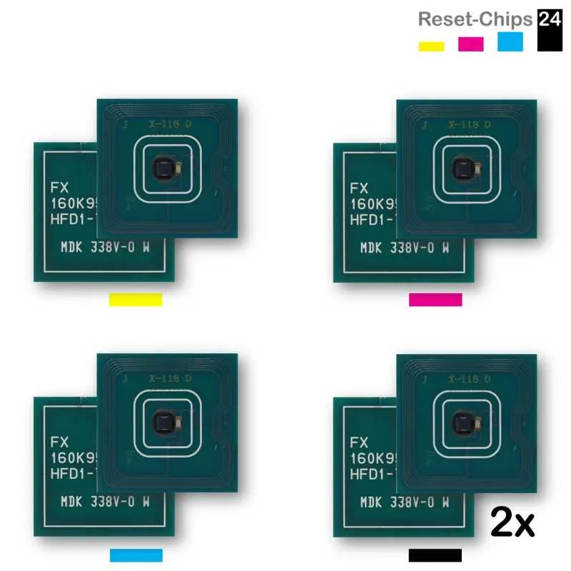 5x Toner Chip YMC +2K passt für Xerox Color 550 560 570 ColorPress 550 560 570 006R01529 ..32 Ost Europa