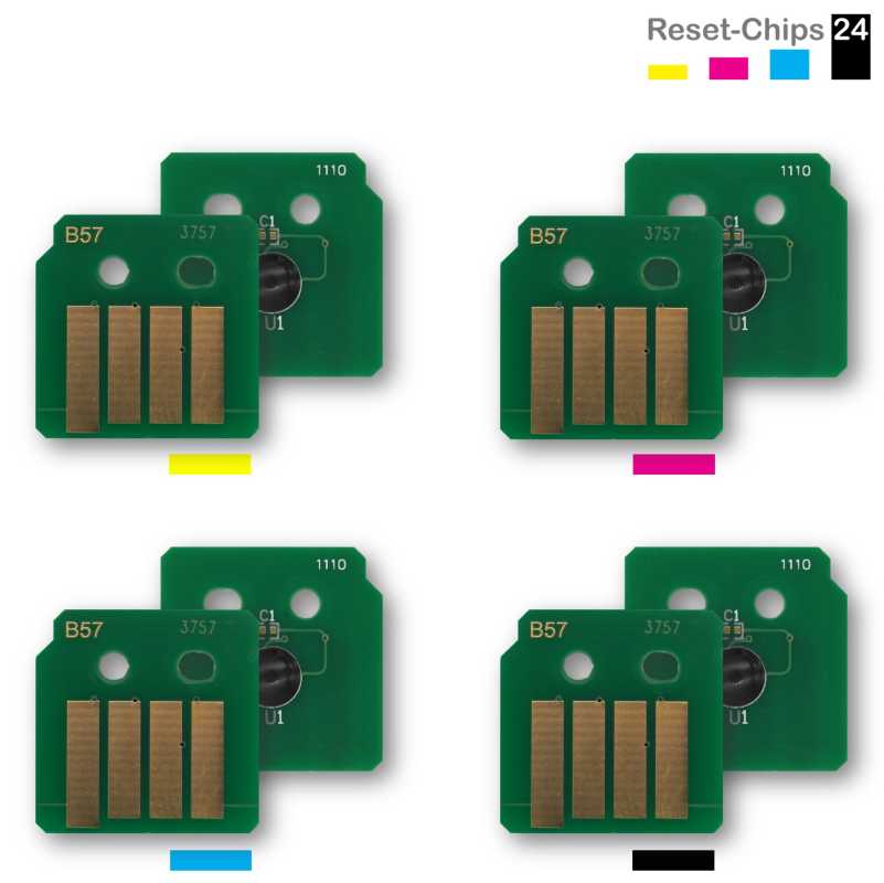 4x Toner Chip Y/M/C/K passt für Xerox VersaLink C7000 106R03765..68 Ost Europa