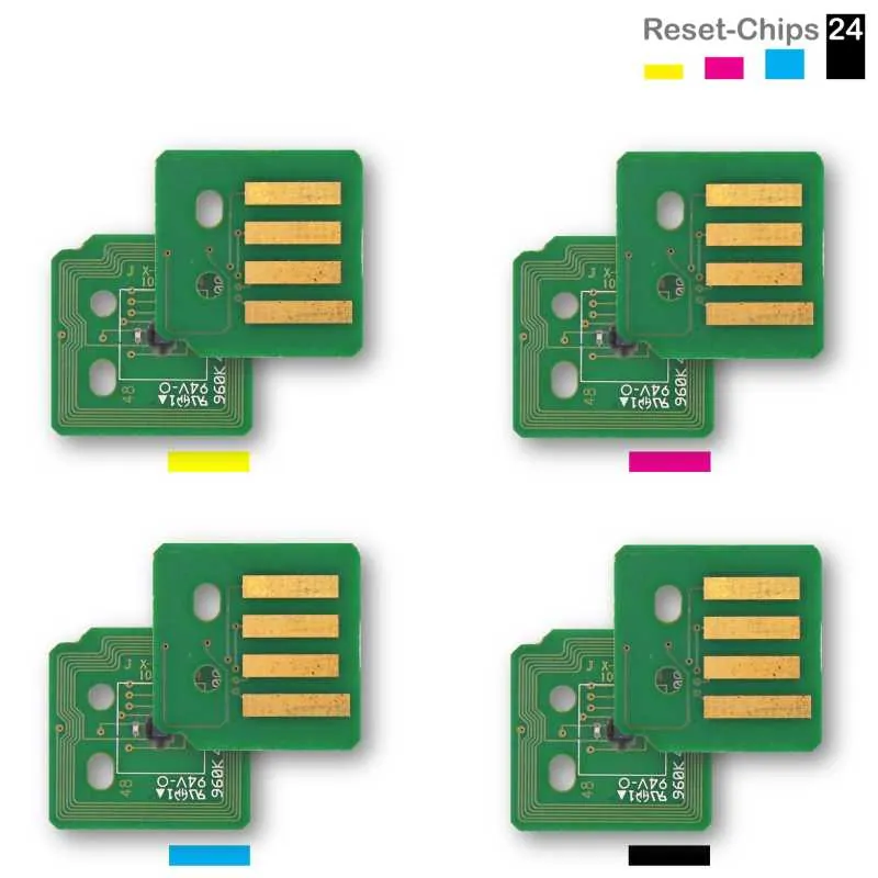 4x Toner Reset Chip Y/M/C/K für Xerox Phaser 6700 106R01523..26 Ost Europa