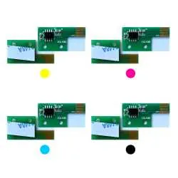 4x Toner Reset Chip Y/M/C/K für Xerox Phaser 6125
