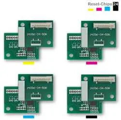 4x Trommel Reset Chip Y/M/C/K für Konica Minolta Bizhub C451 C550 C650