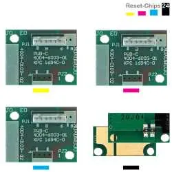4x Trommel Reset Chip Y/M/C/K für Konica Minolta Bizhub C452 C552 C652