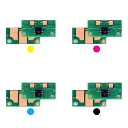 4x Trommel Reset Chip Y/M/C/K für Konica Minolta Bizhub C20 C30 C31